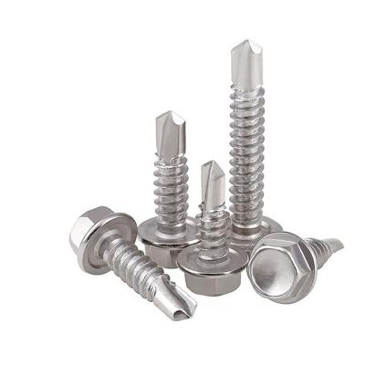 China Good Anti-Corrosion Ability Galvanized Colorful Plastic Cap Nylon Self Drilling Sheet Plastic Washer Tek Sheet Tapping Screw for sale