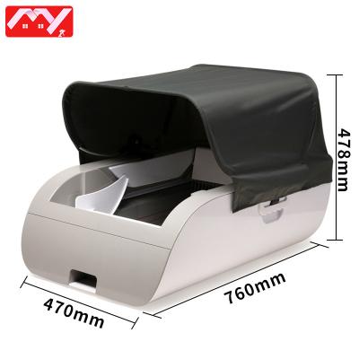 China Myd's Best Viable No Large Cat Supplies Arenaro Gatos Autolimpiable Cat Toilet Self Cleaning Odor Cat Bin With Cover for sale