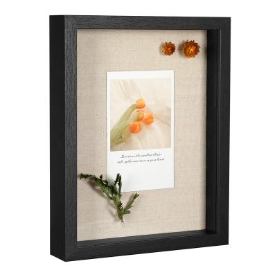 China Luxury Coin Slab Box Distressed Ecorative White Shadow Box Ticket And Storage Holder Shadow Box Frame for sale