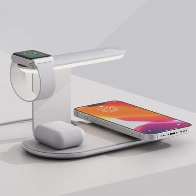 Chine V2206 Chargeur sans fil de type stand 15W 3 en 1 Chargeur rapide à vendre