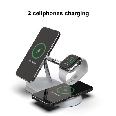 China 2025 Nieuwe T268 Groothandelsprijs 15w Draadloos Sneloplader ABS+Zink Alloy Magnetisch Apple And Samsung Telefoonoplader Te koop
