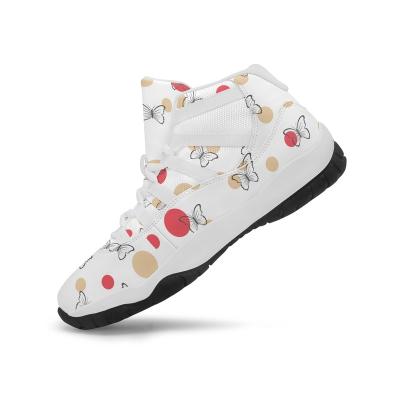 China Cushioning Custom Wholesale All Star Logo Basketball Team Print Shoes On High Top Sports Shoes Shoes for sale