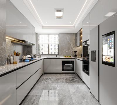 China Cabinet Door With Customized Style Modular Particle Board Kitchen Cabinet for sale