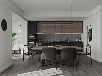 China Moderno Minimalista Pequeno Design Cozinha Integral Despensa Para Banheiro Cozinha à venda