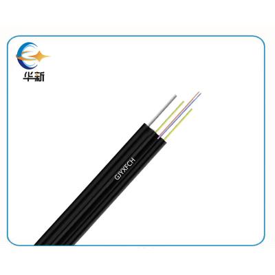 China Buitencommunicatie FTTH-dropkabel zelfdragende luchtvezeloptische kabel 1 2 4 kern Te koop