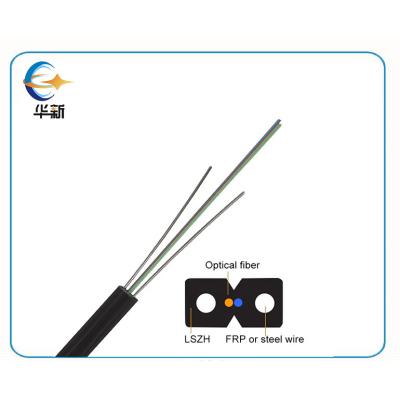 China Lood In Ftth Drop Cable LSZH Brandvertrager Jacket 1-12 Core Optioneel Zwart Wit Te koop