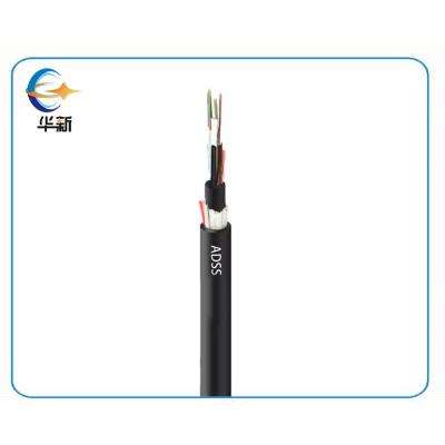China Outdoor Optical Fiber Cable Adss All Dielectric Self Supporting External Fibre Cable for sale