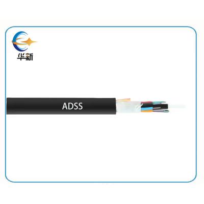 China All Dielectric Self Support G652D Fo 24 48 96 Outdoor Fiber Optical Cable Aniti Rodent OSP ADSS With Glass Yarn for sale