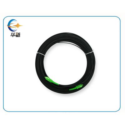 China OEM Pre Connectorized Drop Cable Fiber Optic Jumper SM G657A1 G657A2 SX FTTH FTTR SC/APC-SC/APC for sale