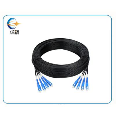 China G657A Kabel Serat Patch Pre Connectorized Drop Cable Patch Cord Support Customization for sale