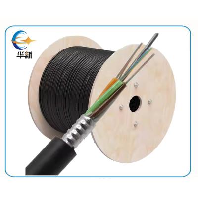 China Optical Fiber Cable G652D 12 24 48 Core GYTS Armoured For Outdoor for sale