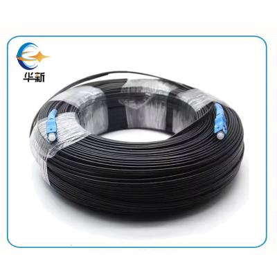 China 1-2 core Preconnectorized Drop Cable Plug-and-play Fiber Optic Patch Cord FTTH for sale