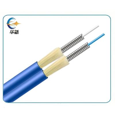 Chine PVC LSZH câble à fibre optique à double enveloppe intérieure à haute et basse température à vendre
