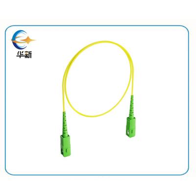 China Fast and Data Transfer Fiber Optic Patch Cord with G.652D/G.657A Fiber Type LSZH/PVC Outer Sheath for sale