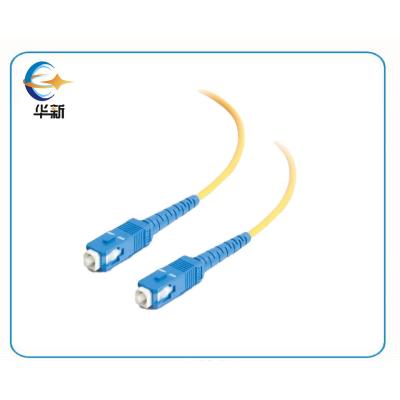 China UPC APC Single Mode Fiber Patch Cord G657a1 FTTH Fibre Patch Leads for sale