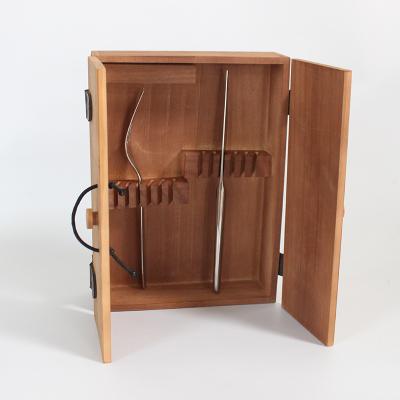 China High Quality Handmade Stainless Steel Tableware Rigid Gift Box Packaging for sale
