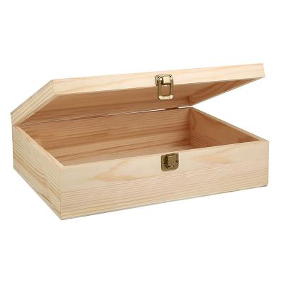 China ODM Luxury Custom Made Disposable Natural Popular Wooden Gift Antique Small Display Box Solid Wood Jewelry Storage Box for sale
