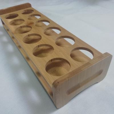 China Serving Tray Bamboo High End Store Used Serving Bar Wisky Tray Beer Glass Cup Holder Customized Design for sale