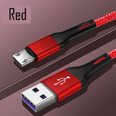 China High Speed Charging Count Nylon Braided Fast Charging Type-C Cable For Huawei Samsung Type-C Micro Data Cable Charging Cable for sale