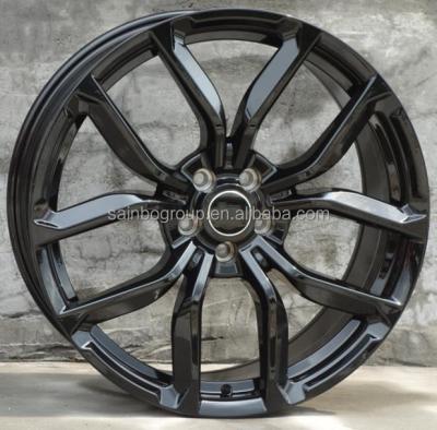 China F80E328 ALLOY 20x8.5 20x9.5 22x9.5 22x10 5x108 5x120 matte black face high quality truck off road alloy wheels for sale
