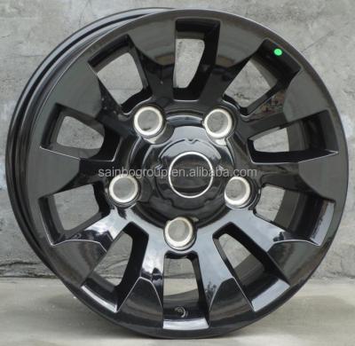 China F40143 ALLOY 16x7 5x108 5x120 5x165.1 machine matte black face sainbo high quality truck off road alloy wheels for sale