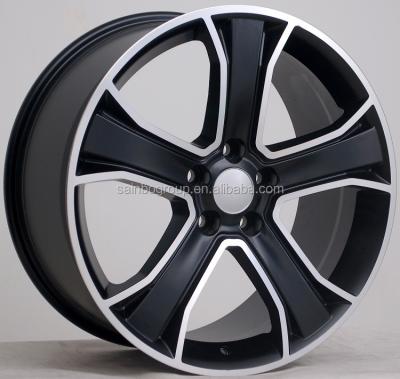 China ALLOY F634505 20x9.5 22x9.5 5x120 black gunmetal machine face aluminum wheels car alloy wheels high quality from neuf for sale