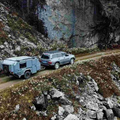 China 4x4 Off Road Camper Trailers NJSTAR Explorer Overland Camper Trailer for sale