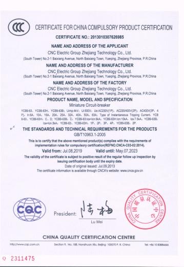 CCC - Changcheng Electrical Group Zhejiang Technology Co., Ltd.