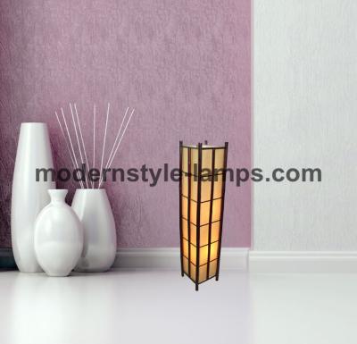 China Modern Fabric Lampshade Bamboo Style Lamp Energy Saving For Dinning Room for sale