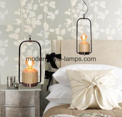 China Hotel Room Modern Wood Lamp For Decorative Lighting for sale