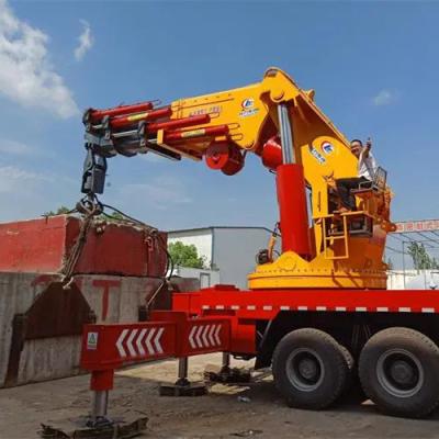China Folding Hydraulic Knuckle Boom Lifting Arm Truck Mounted Crane for 10 Ton Howo Truck for sale
