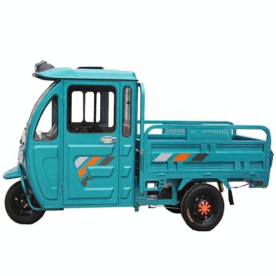 Chine Tricycle électrique semi-fermé de type moteur de 1000 watts pour le transport de marchandises ménagères à vendre