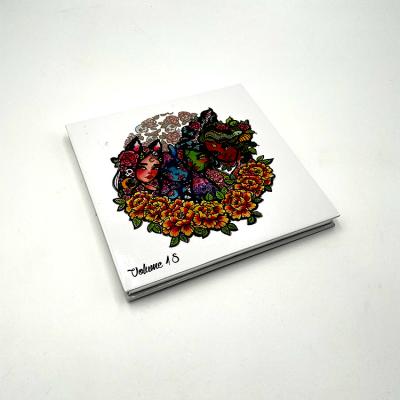 China Recyclable White Eyeshadow Palette Highly Pigmented 16 Color White Eyeshadow Palette for sale