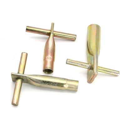 China Building Construction Construction Precast Concrete Lifting System Hot-Dipped Galvanized Cast-in Socket Fixing Socket With Cross Pin for sale