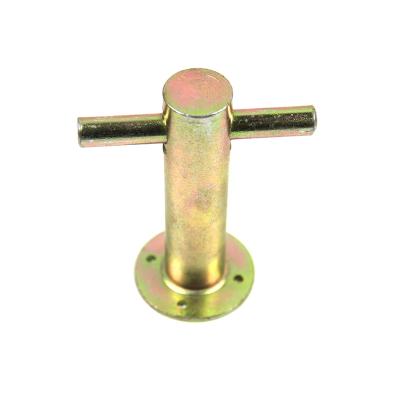 China Building Construction Competitive Price Construction Material Precast Concrete Lifting System Solid Rod Fixing Socket With Nailing Plate for sale