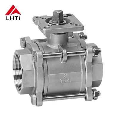 Κίνα Δύοπλευρη βαλβίδα σφαίρας ASME DN 15 Gr2 Gr5 Τιτανίου Βιομηχανική βαλβίδα σφαίρας προς πώληση