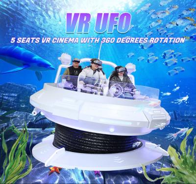China VR OVNI 360 grados de rotación 5 asientos máquina de juego de realidad virtual en venta