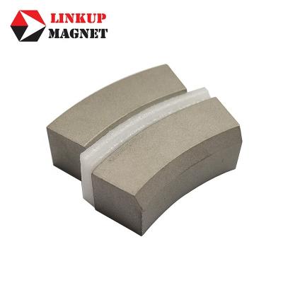 China Industrial Magnet Curved SmCo Magnet Arc SmCo Permanent Magnet Segment Sm2Co17 YXG30 YXG32 For Motors for sale