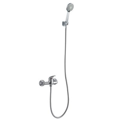 Chine L'hôtel Handshower de salle de bains de la CE de douche de main de Chrome a placé avec le fabricant matériel de la Chine d'ABS à vendre