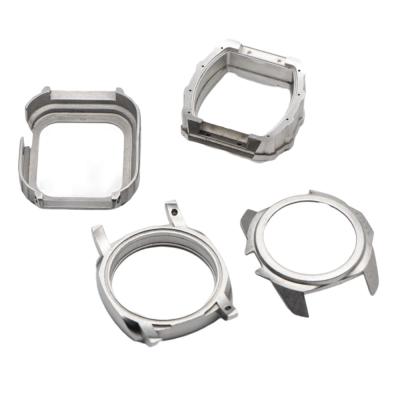 China Metalurgia de polvo Caso de reloj de carburo de tungsteno Personalización de partículas superficiales Procesamiento Tecnología de moldeo por inyección en venta