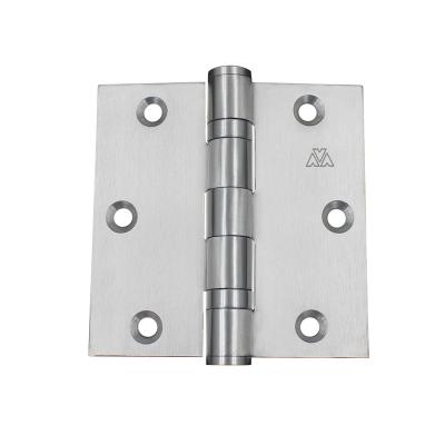 China Square or Round 3 1/2 X 3 1/2 Inch High Grade Stainless Steel Blister Packing Customized Real Ball Bearing Butt Door Hinge For OEM & ODM for sale