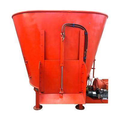 China Farms Practical animal husbandry machinery TMR mixer for dairy animal feed 9TMRL-12 silage mixer vertical BAIMVO BAIMUWANG for sale