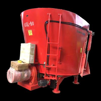 China Farms TMR 9JGL-9 Feed Mixer Animal Feed Mixer Machine with Electronic weighing system BAIMVO BAIMUWANG for sale