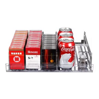 China Fridge Freezer Grocery Store Cold Beverage Cans Gravity Feed Roller Shelf for sale