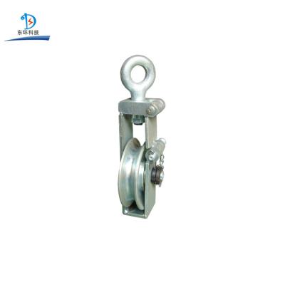 China Construction works Tighten Conductor Wire Cable Pulley Block Small Wire Rope Insulating Block for sale