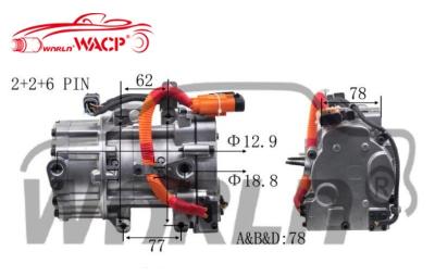 Cina 977014R000 977014U000 ESC33I Compressore AC auto 10P30C per Hyundai Sonata Kia Optima 2.4 WXHB020 in vendita