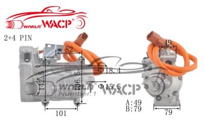 Cina SHS27M4230 Compressore di condizionatore d'aria per auto per Honda Fit For Vezel GP5 1.5 ibrido WXHB060 in vendita
