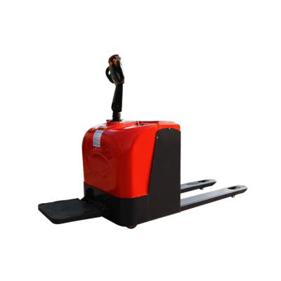 China Hotels low profile pallet jack forklifts 200mm height bearing 3ton Electric Pallet Truck for sale