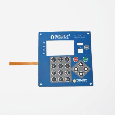 China Customized Electronic Embossed Membrane Switch FPC Material Multifunctional for sale