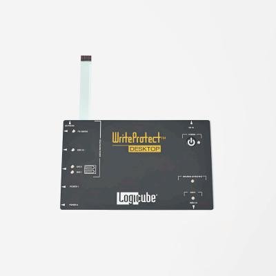China Flexible Backlight Membrane Switch For Multimedia Keys Applications for sale